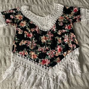 Floral Bathing Suit Cover